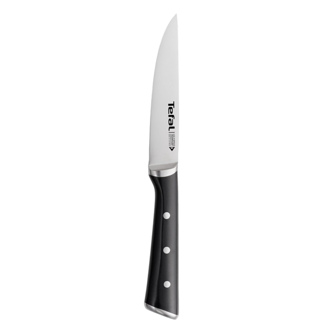 Tefal 特福 冰鑄不鏽鋼系列萬用刀, 黑色手柄 銀色刀片, 1支
