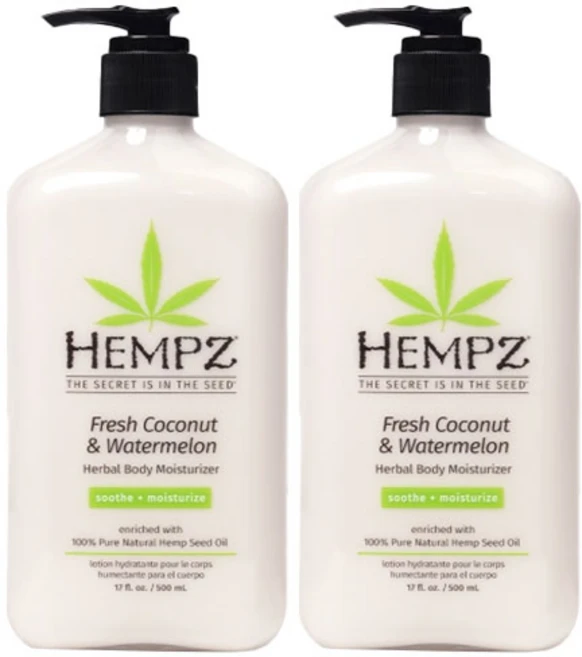 헴프즈 허벌 바디 모이스처로션 코코넛 앤 워터멜론, 2개, 500ml - 쿠팡