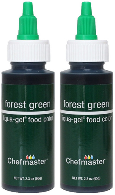 셰프마스터 리쿠아젤 식용색소 포레스트그린, 65g, 2개