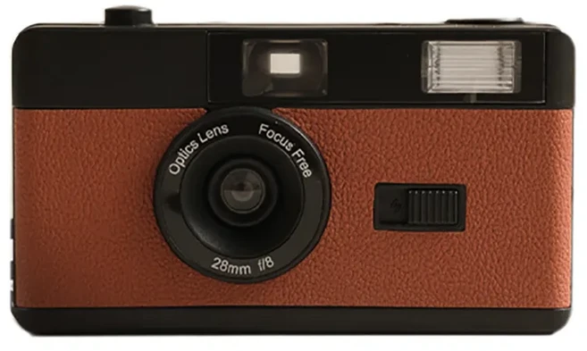 The Boston Film 波士頓底片公司 H36 經典日式復古閃光燈底片相機 - 焦茶, 1個