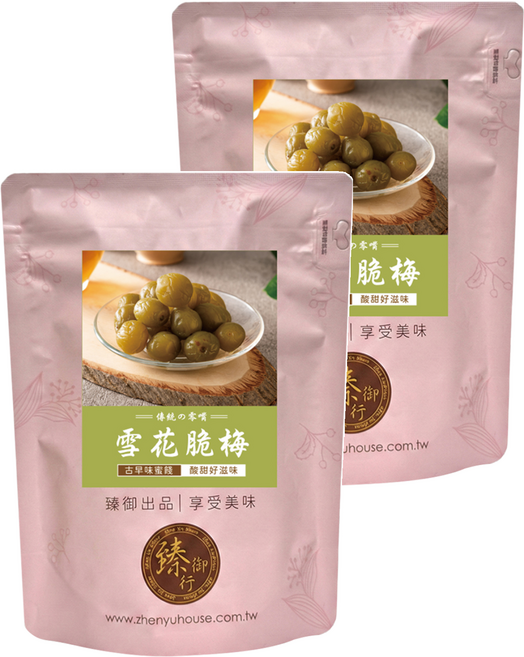 臻御行 雪花脆梅, 250g, 2個