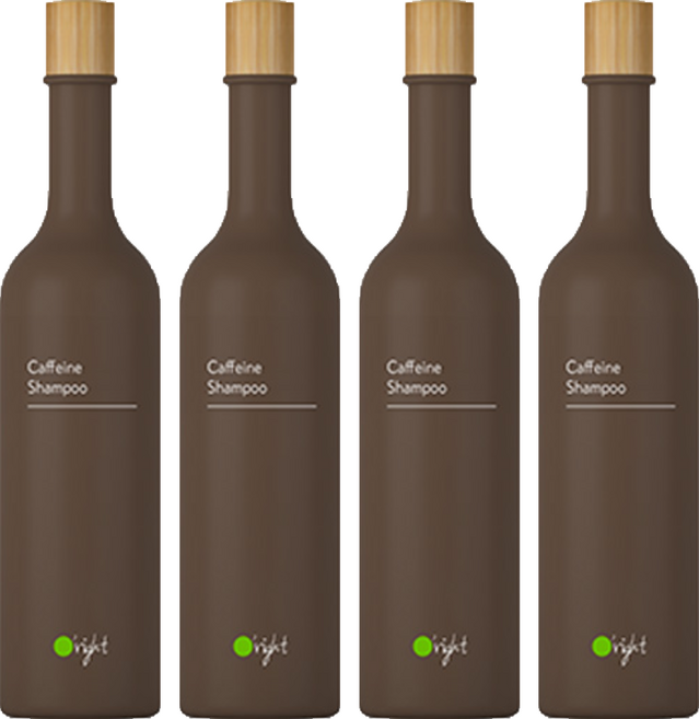 O'right 歐萊德 咖啡因洗髮精, 400ml, 4瓶