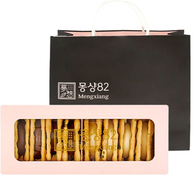 몽샹82 누가크래커 초코 오리지널 8p 선물세트 + 쇼핑백, 초코 + 오리지널, 1세트