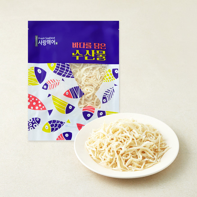 사랑해어 백진미채, 1개, 200g