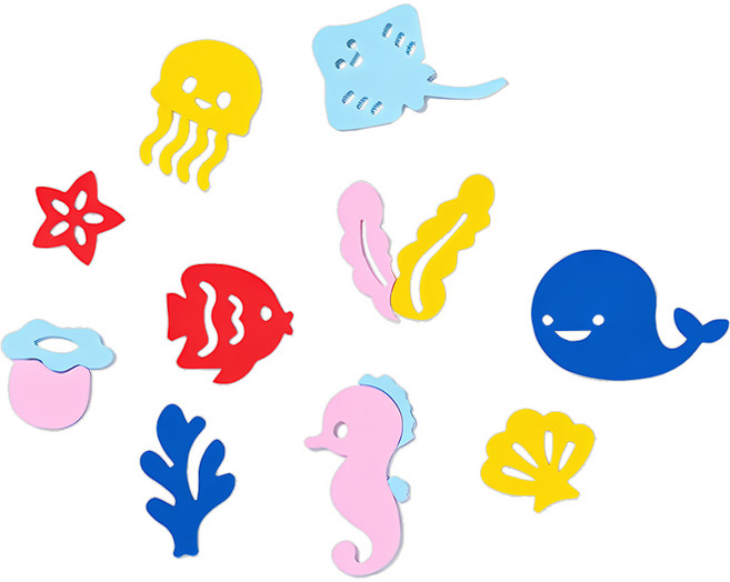 민화샵 EVA 여름 스티커 UDPEV011, 바닷속(UDPEV0111), 20개