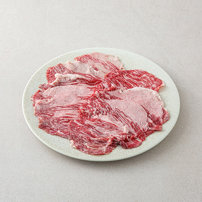 우미학 한우 1등급 차돌박이 구이용 (냉장), 200g, 1개