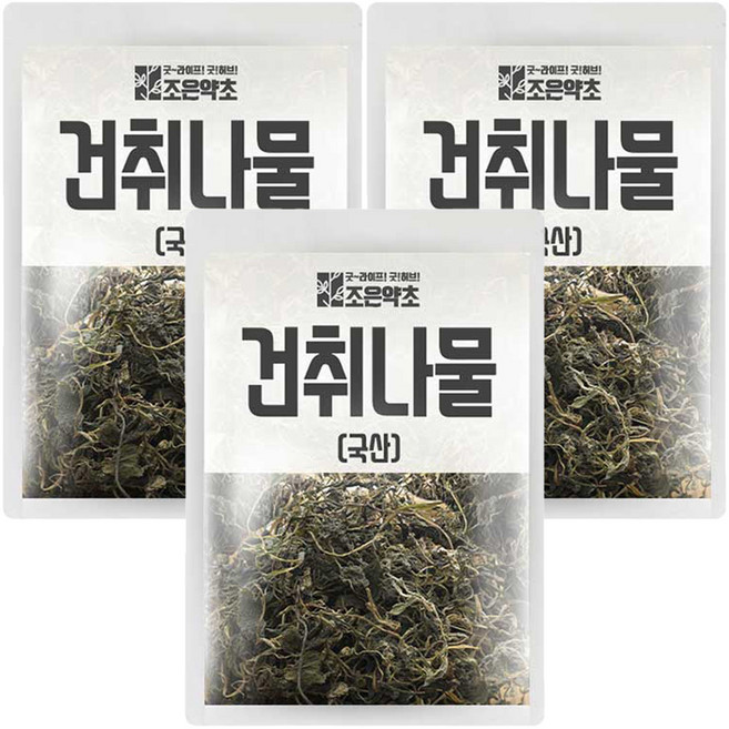 조은약초 건 취나물, 100g, 3개
