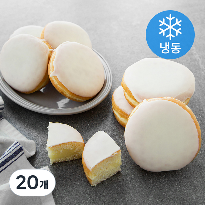 디앤비 화이트보스톤 도넛 (냉동), 60g, 10개입, 2개