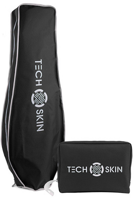 테크스킨 경량 트레블 항공커버 + 파우치 세트, 블랙