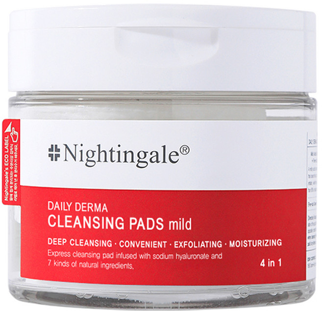 나이팅게일 데일리 더마 클렌징패드 마일드, 70매입, 1개