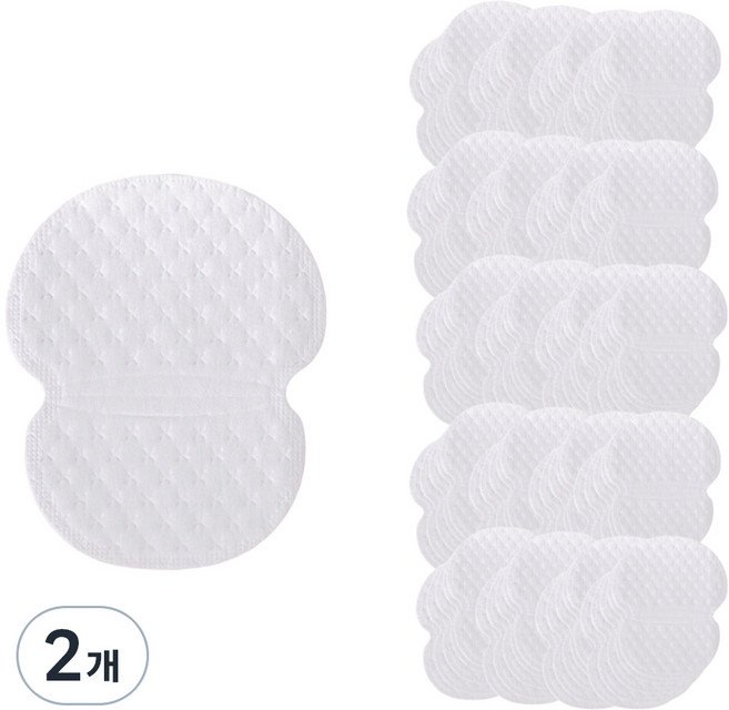 ADUNE 뽀송 겨땀 패드 땀 패치 100p, 2개