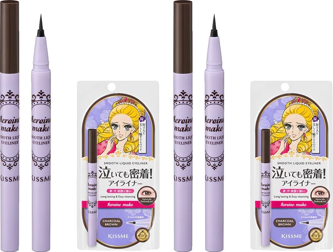 히로인메이크 스무스 리퀴드 아이라이너 N 0.4ml, 03 차콜 브라운, 2개 - 쿠팡