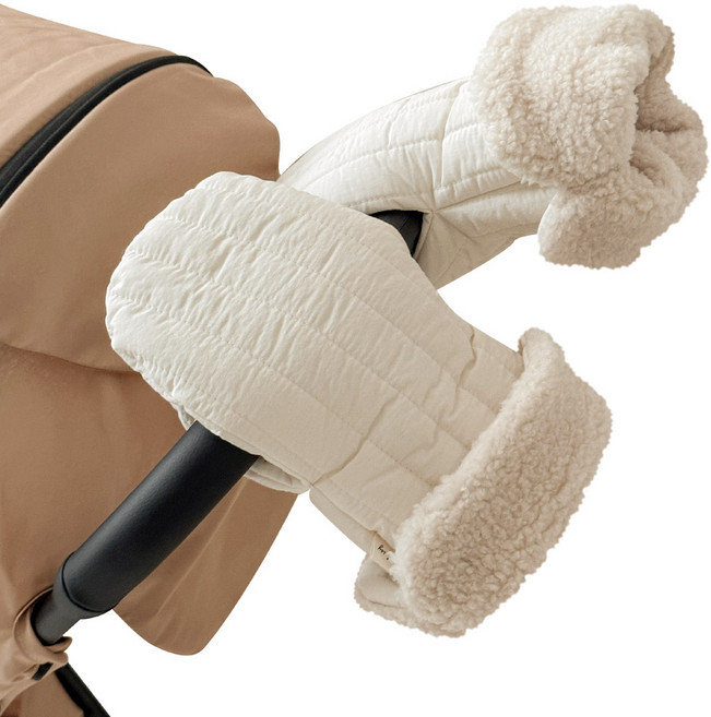 마이리틀데이지 유모차 장갑 핸드워머, 아이보리, 1세트