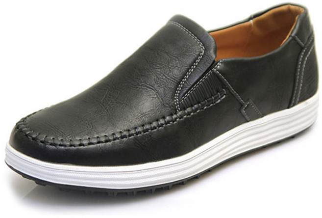 트리샤 남성용 쿠션좋은 가죽 캐주얼화 BKHB039