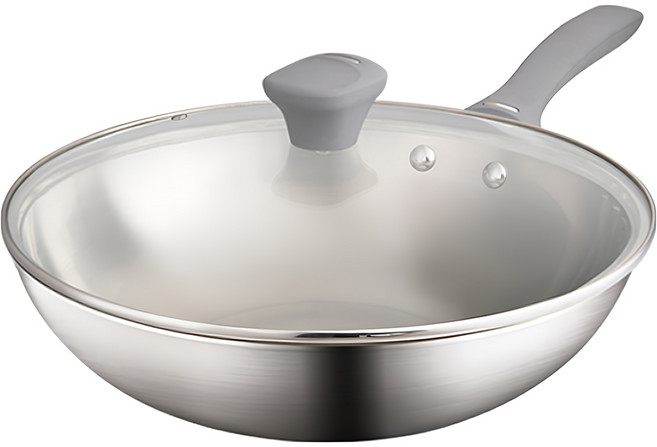 ASD 愛仕達 海洋系列 複合鋼炒鍋 30cm CC30A2TW 4.1L 316L不鏽鋼, 1個