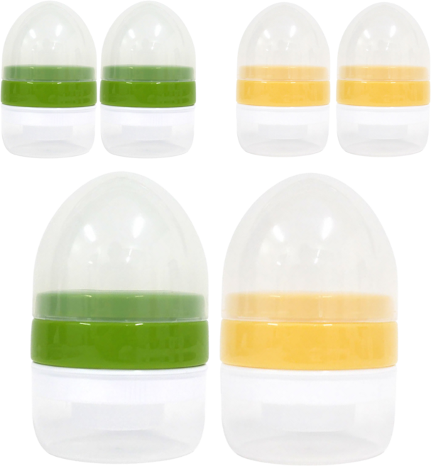 비프리 국내 제조 액상분유 커넥터, 6개, 그린 + 레몬