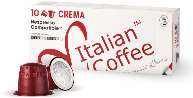 이탈리안커피 네스프레소 호환 캡슐커피 크레마, 5.5g, 10개입, 1개