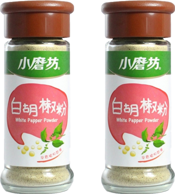 小磨坊 白胡椒粉, 25g, 2瓶