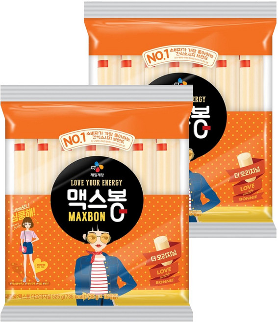 맥스봉 더오리지널, 525g, 2개