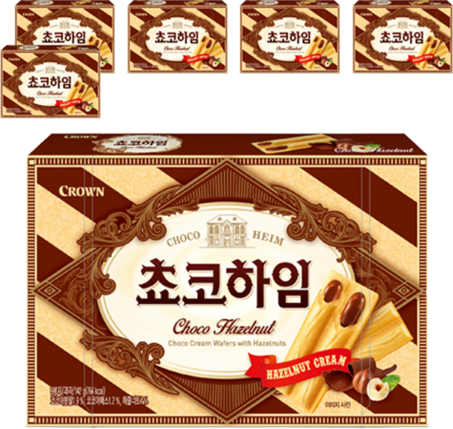 크라운 쵸코하임, 142g, 6개