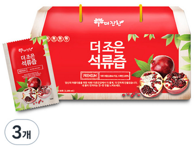 더존건강 더조은 석류즙, 2.1L, 90개