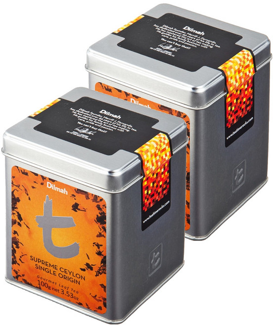 딜마 T시리즈 실론 홍차, 100g, 2개, 1개입