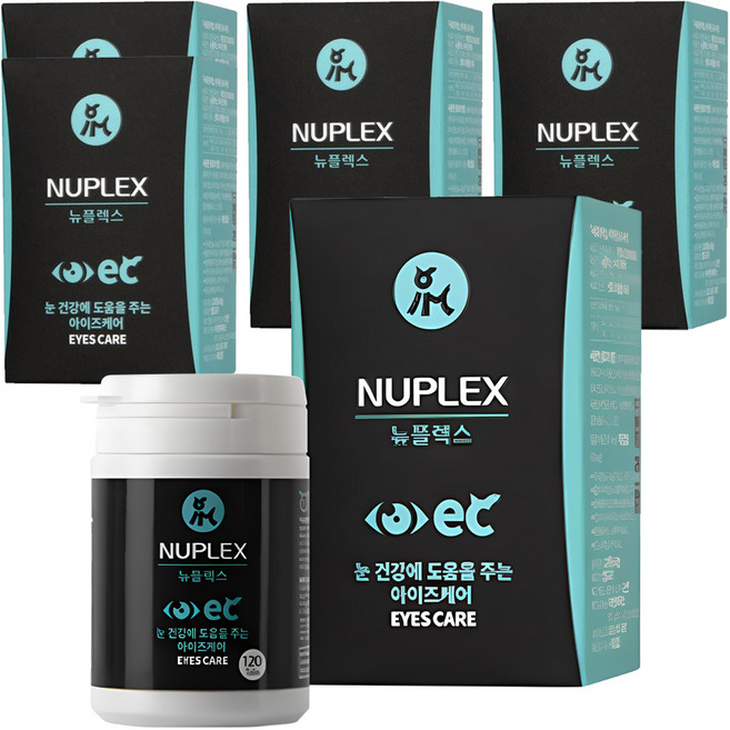 아이앤지메딕스 반려동물 뉴플렉스 영양제, 120정, 눈물개선/눈건강, 5개