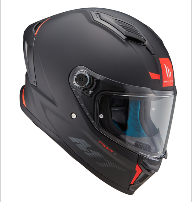 엠티헬멧 스팅어2 오토바이 풀페이스 헬멧, 무광블랙