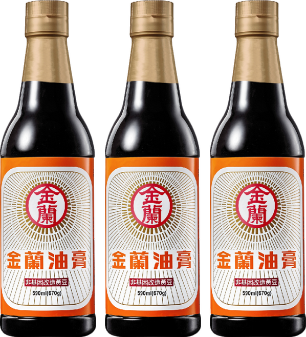 KIMLAN 金蘭 油膏, 590ml, 3瓶