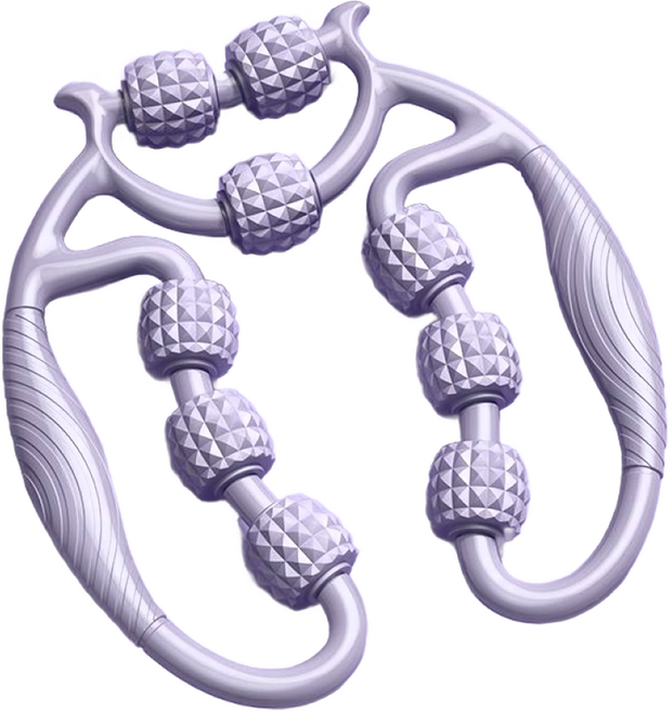 피어니스트 스트레칭 지압 마사지 롤러, 1개, 퍼플