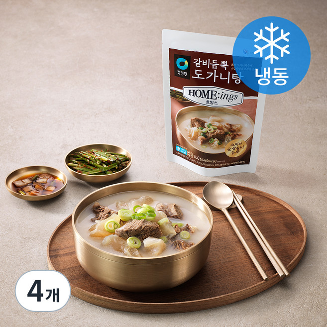 호밍스 갈비듬뿍 도가니탕 (냉동), 700g, 4개
