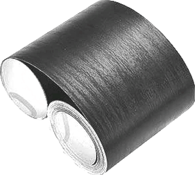 iINDOORS 腰線貼 10x1000cm 防水PVC, 黑色, 1個