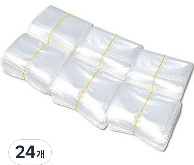 Green Vinyl 一般夾鏈袋, 迷你(XS), 100入, 24個