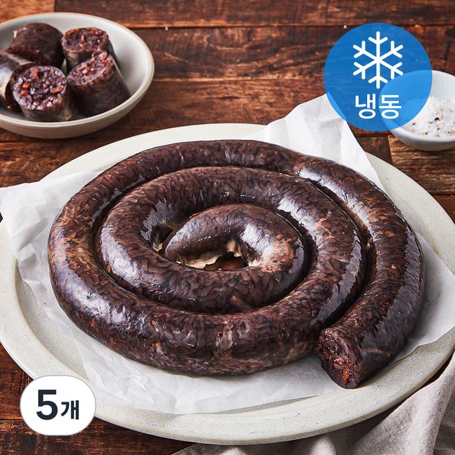 맘으로 도야지 옛날 찰순대 (냉동), 1kg, 5개