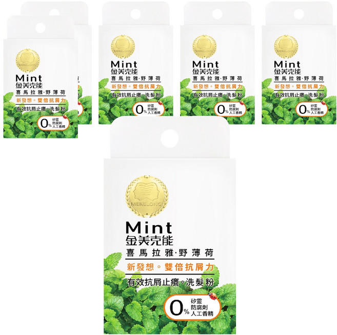 MEKELONG 金美克能 去屑洗髮粉絲比 10入, 30g, 6盒