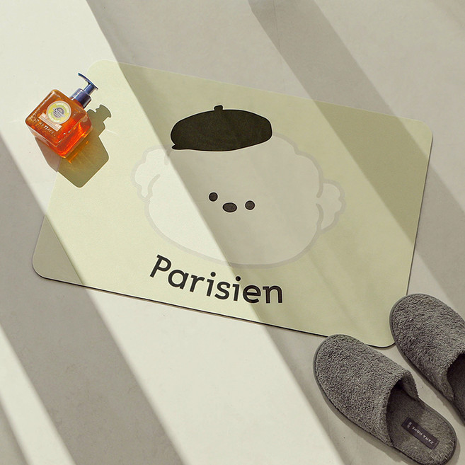 이우아여사 빨아쓰는 소프트 규조토 발매트, 파리지엥비숑