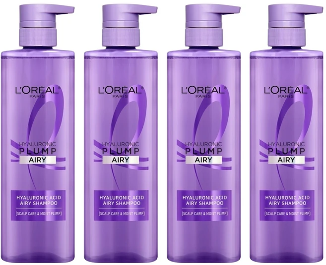 로레알파리 히알루론산 두피앰플샴푸, 660ml, 4개 - 쿠팡