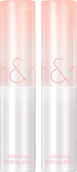 롬앤 글래스팅 멜팅 립밤, 08 코랄리아, 3.5g, 2개
