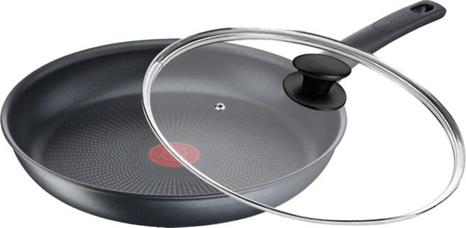 Tefal 特福 左岸雅廚系列 不沾平底鍋 附玻璃蓋, 30cm, 1組