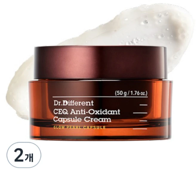 닥터디퍼런트 CEQ 안티옥시던트 캡슐 크림, 50g, 2개 - 쿠팡