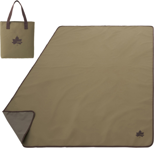 로고스 베이직 다용도 방수 돗자리, 카키
