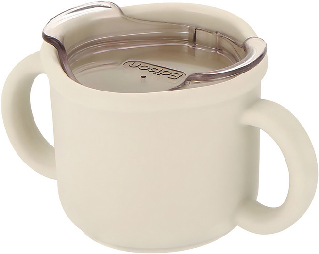 에디슨 프리미엄 실리콘 트레이닝 컵, 크림, 1개, 150ml