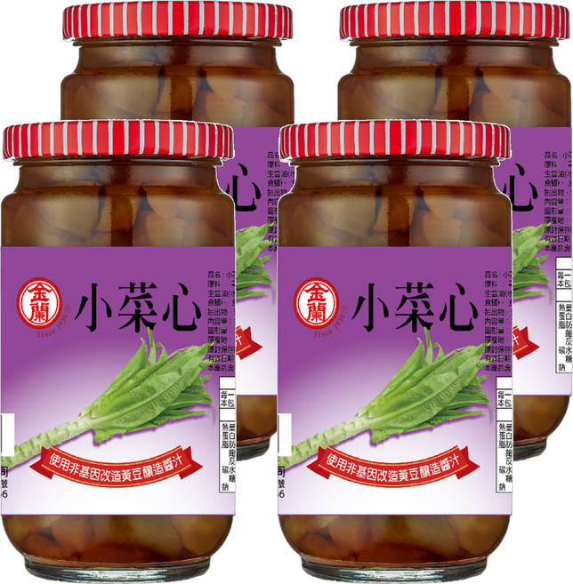 KIMLAN 金蘭 小菜心, 396g, 4罐