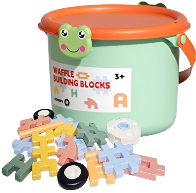 이온팩토리 모모 와플블럭 108p, 1개, 혼합색상