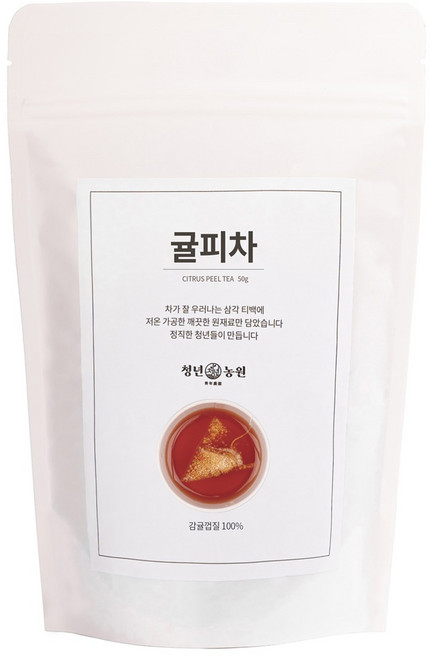 청년농원 귤피차 삼각티백, 1g, 50개입, 1개
