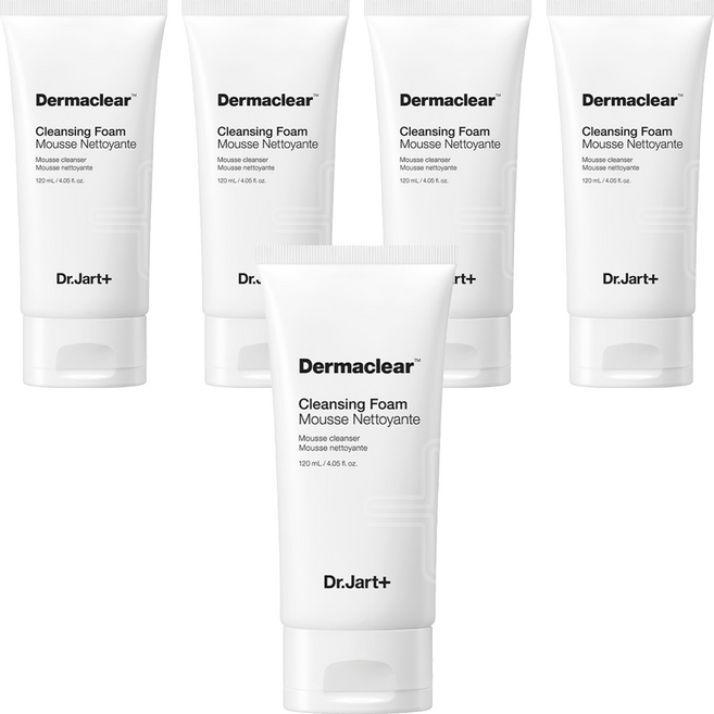 닥터자르트 더마클리어 클렌징 폼, 120ml, 5개