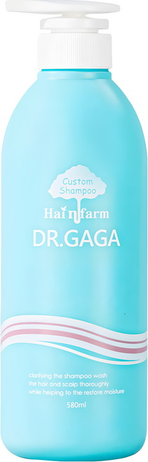 DR.GAGA PH5.5量身訂做角鯊烷舒敏洗髮精 580ml, 1瓶