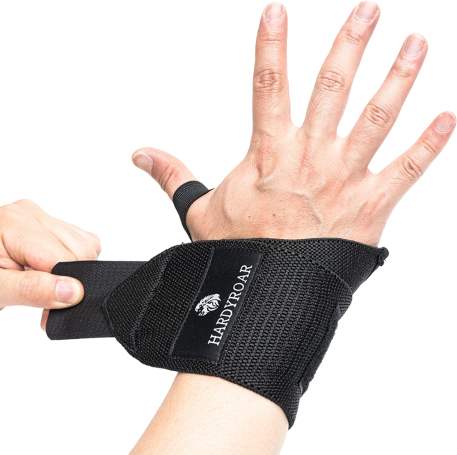 하디로어 손목보호 리스트랩 양손, 1세트, 혼합색상
