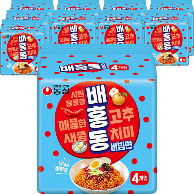 배홍동 비빔면 137g, 40개