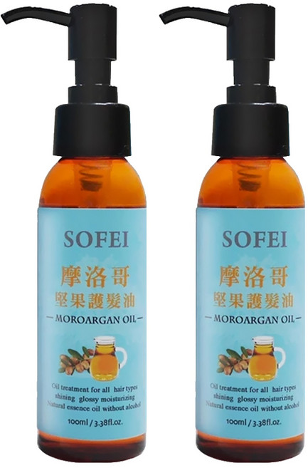 SOFEI 舒妃 摩洛哥堅果護髮油, 100ml, 2件